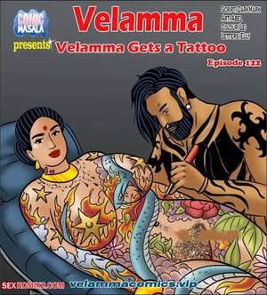 Porn comics Velamma. Chapter 122. Velamma Gets A Tattoo. Velamma.