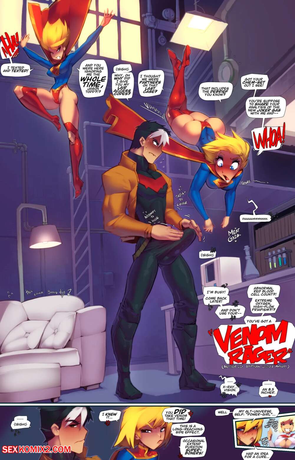 Porn comics Venom Rager. Fred Perry