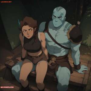 Porn comics Vex x Grog. Scarlet Meow