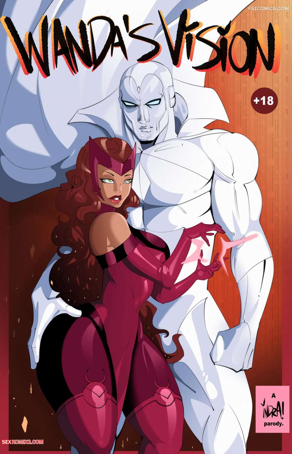 Porn comics Wandas Vision. Avengers. Indra