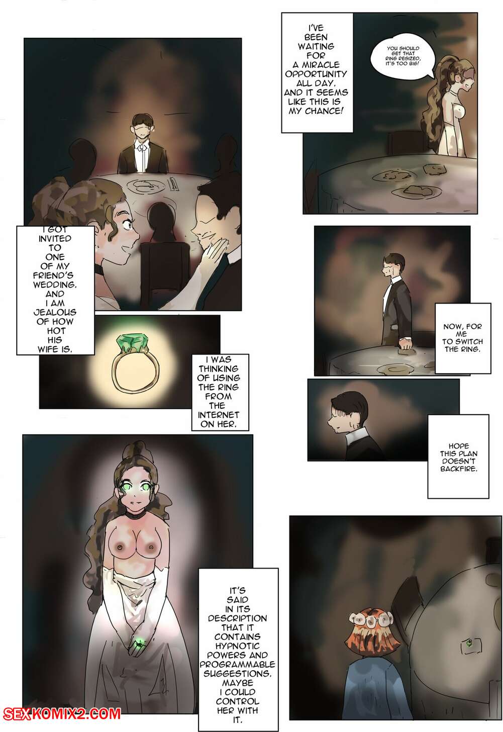 Porn comics Wedding Hypno Ring. Onefeefoor.