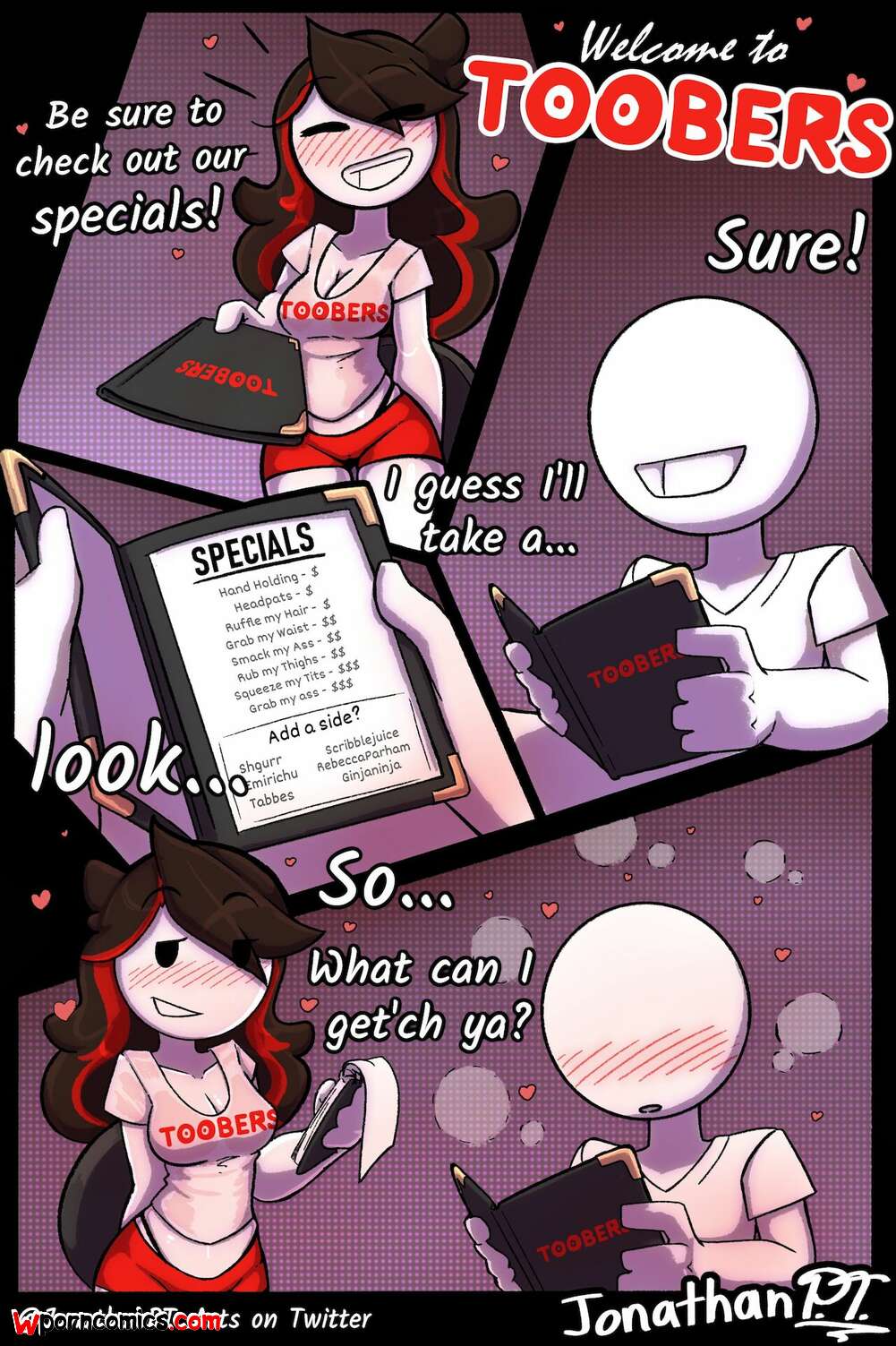 Porn comics Welcome to TOOBERS. JonathanPT