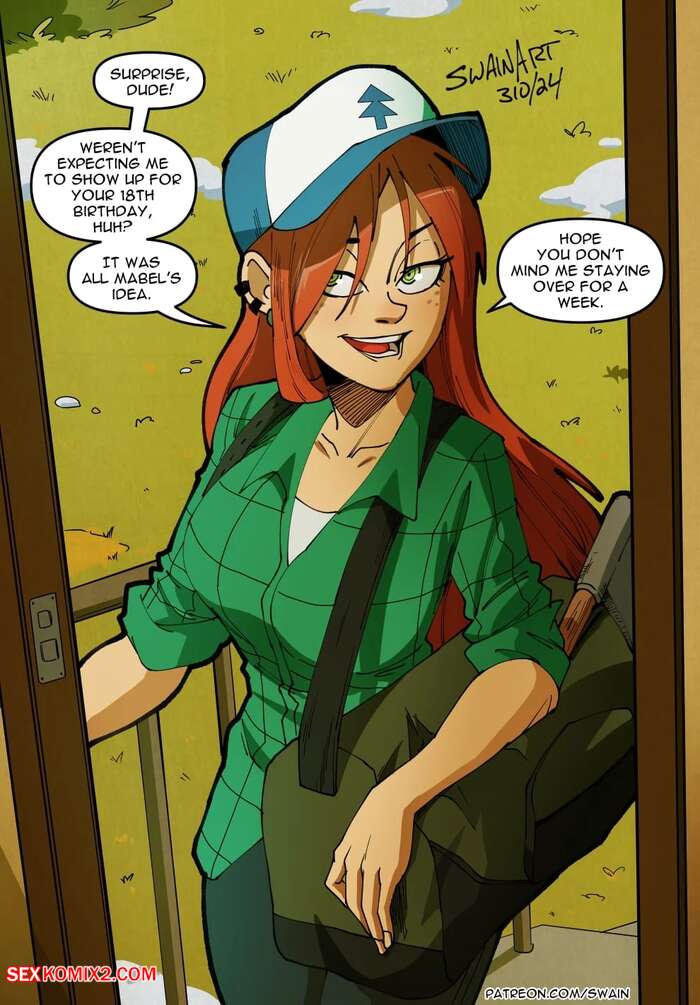 Porn comics Wendys Visit. Gravity Falls. Swain Art.