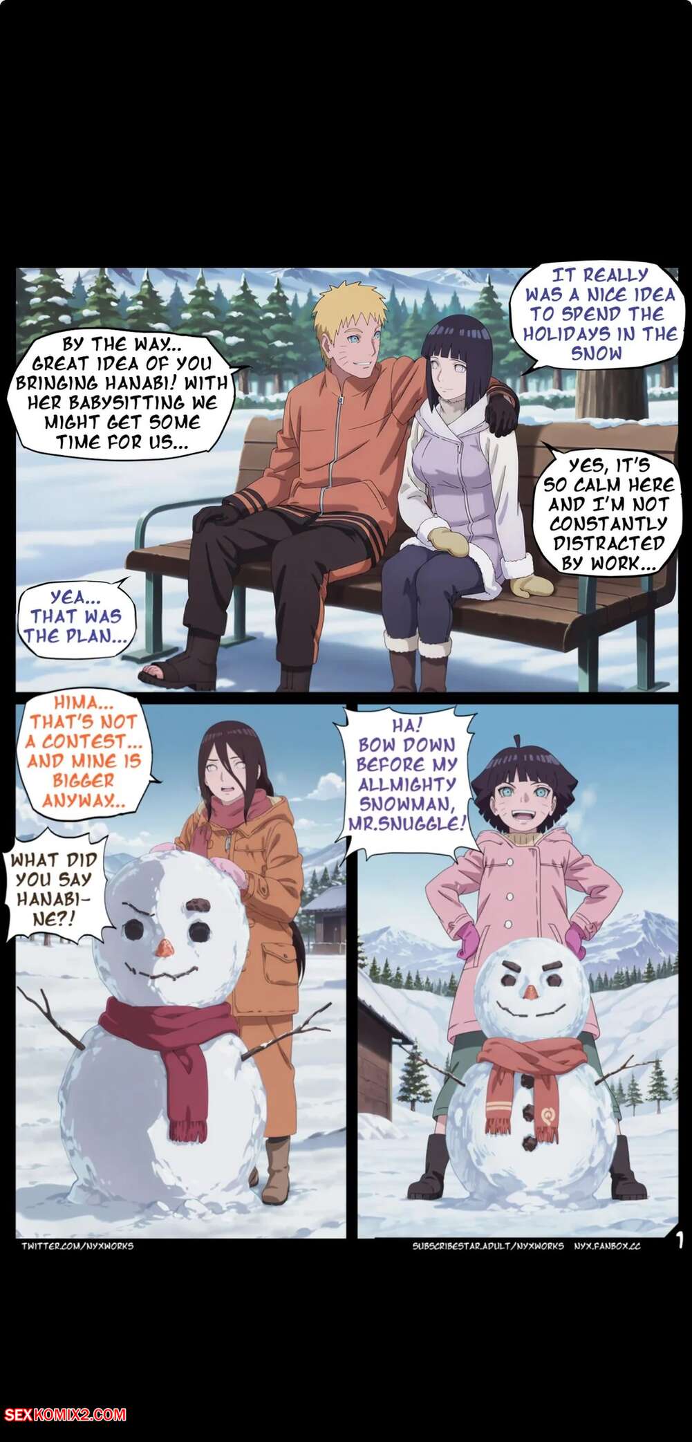 Porn comics White Christmas