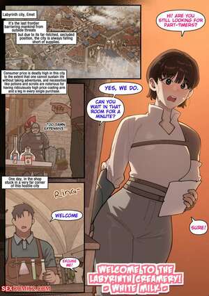 Porn comics White Milk. Welcome to the Labyrinth Creamery. 6No1