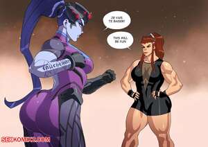 Porn comics Widowmaker va Brigitte. Vanbrand