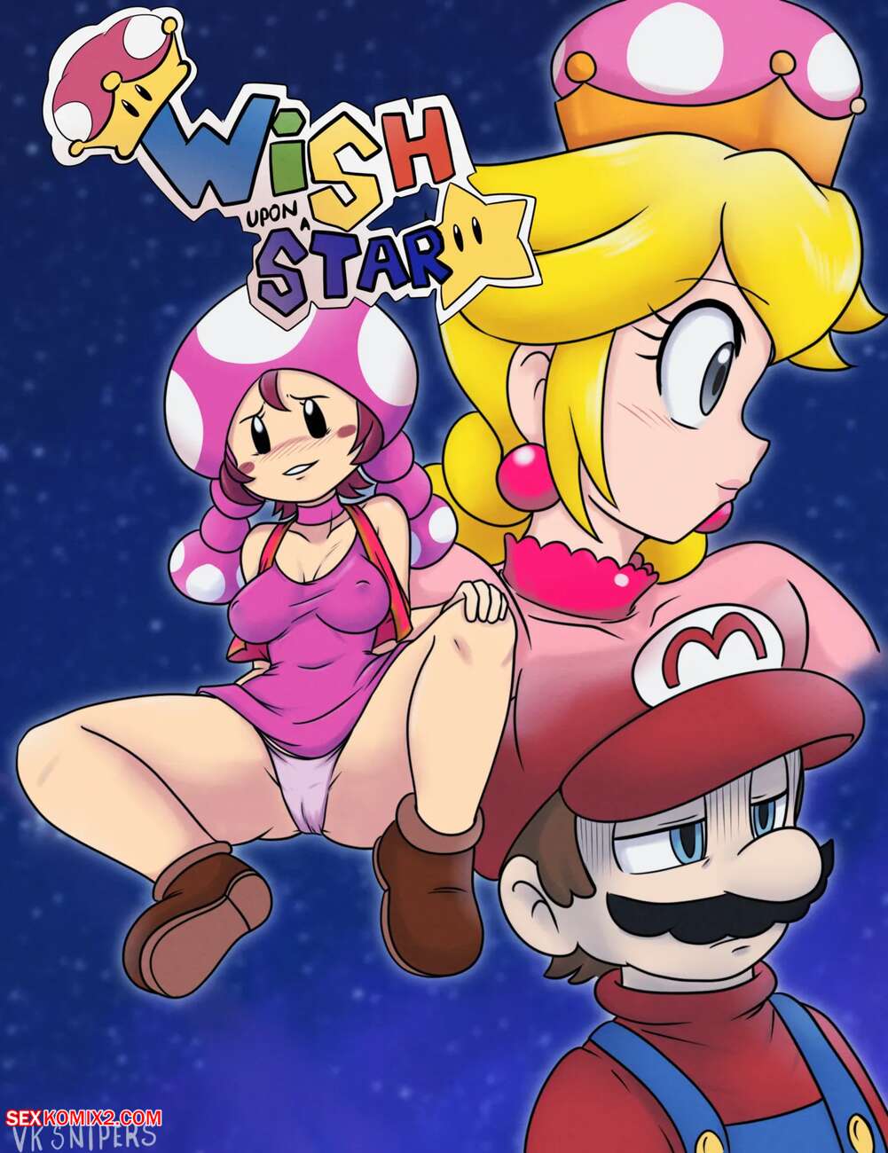 Porn comics Wish upon a Star. Super Mario Bros. VPSyren
