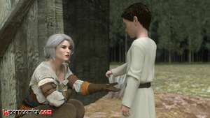 Porn comics Witch. Chapter 1. The Witcher. Kakiharad.