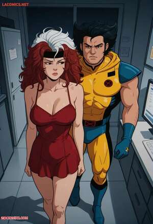 Porn comics Wolverine x Rogue. Scarlet Meow