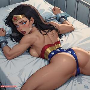 Porn comics Wonder Woman and Dr. Joker. Electrickink