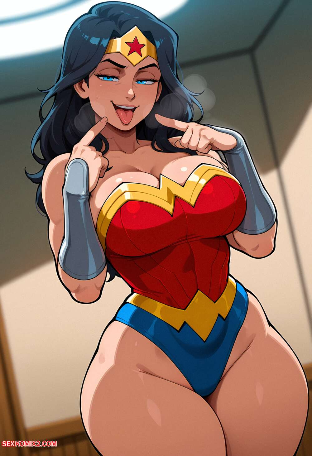 Porn comics Wonder Woman x BBC 2. Floxin