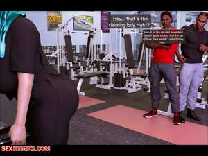 Porn comics Working Out With BBC. Mature3D