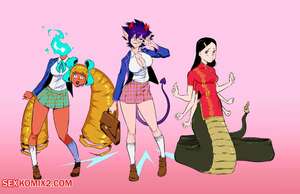 Porn comics Worky Zark. Monster Girl Academy 06 + Bonus