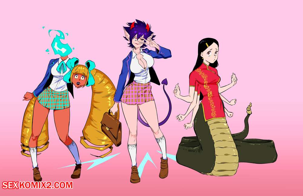 Porn comics Worky Zark. Monster Girl Academy 06 + Bonus