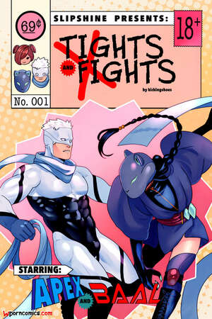 Porn comics X Tights Fights.