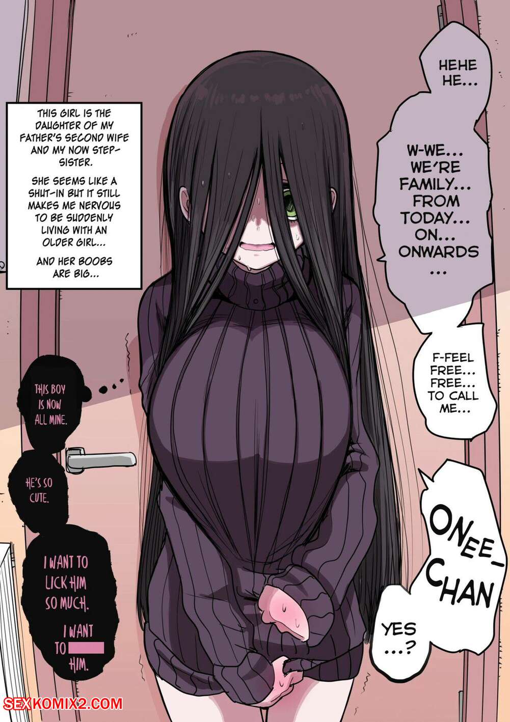 Porn comics Yami Zokusei Giri Neechan. Zurikishi