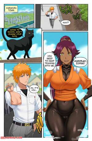Porn comics Yoruichi. Bleach. Pink Pawg.