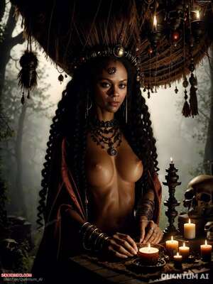 Porn comics Zoe Saldana. Voodoo Priestess Halloween Horror Dark Magic. QuantumAI
